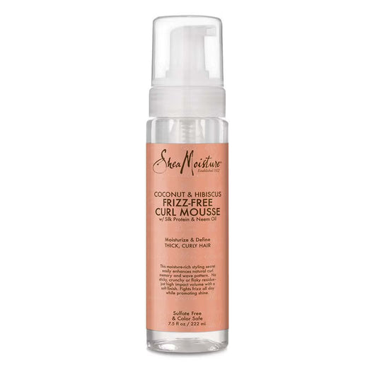 Shea Moisture Coconut & Hibiscus Frizz Free Curl Mousse 222Ml
