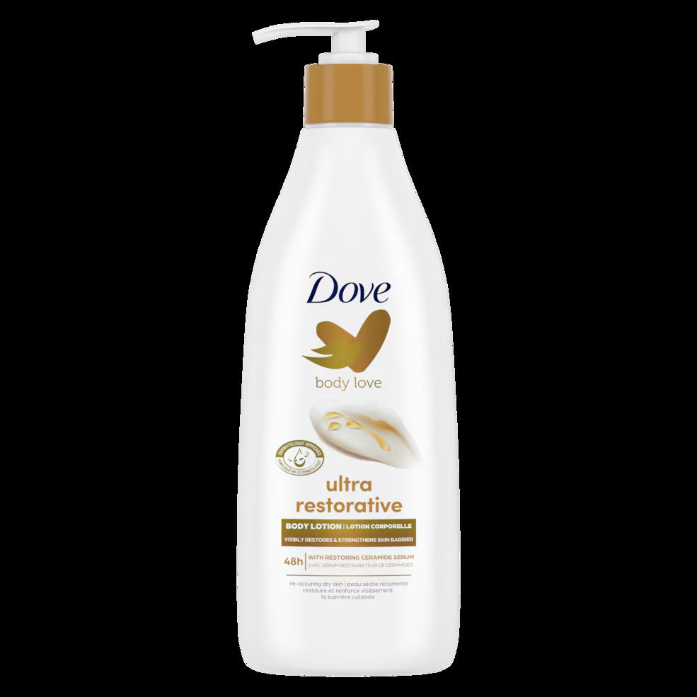 DOVE body love restoring care lotion   400ml  13.5 oz
