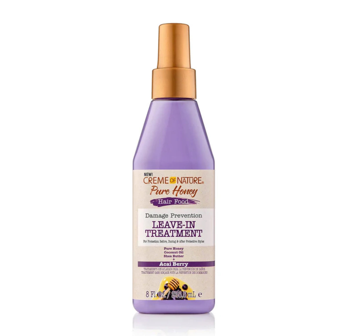 CRÈME OF NATURE Pure Honey Damage Prevention Leave-in Treatment 8oz 236.5mL
