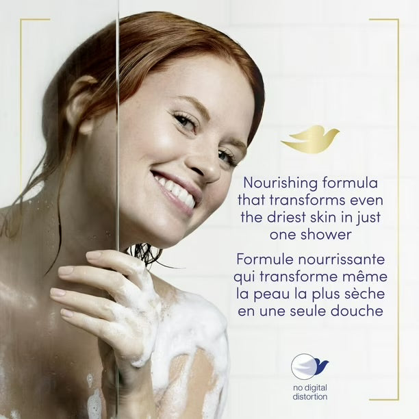DOVE deep moisture body wash + Bonus Dove hand cream 650+88.5 ml  22+3  oz