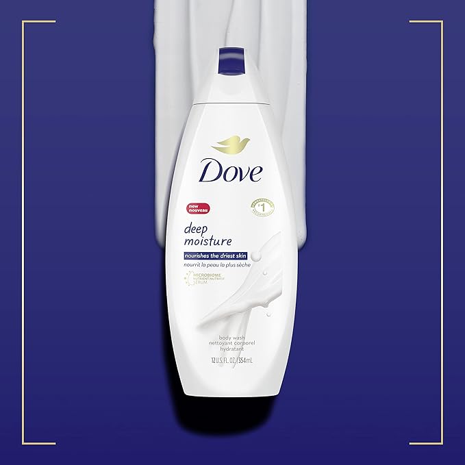 DOVE deep moisture body wash + Bonus Dove hand cream 650+88.5 ml  22+3  oz