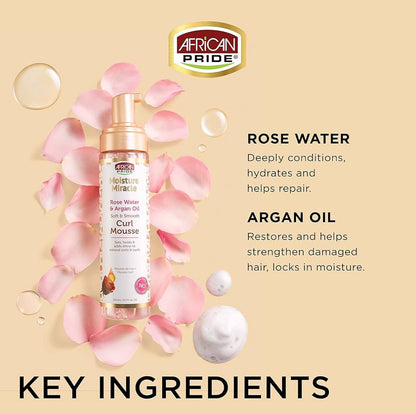 AFRICAN PRIDE Moisture Miracle Curl Mousse (8.5oz)