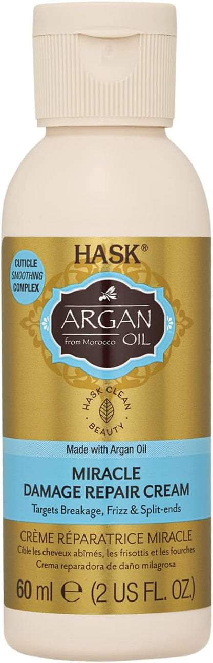 HASK Argan Oil Miracle Damage Repair Cream  60mL  2 oz