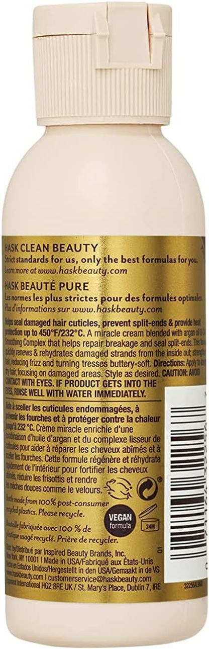 HASK Argan Oil Miracle Damage Repair Cream  60mL  2 oz