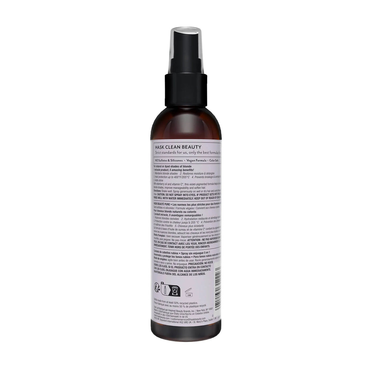HASK Blonde Care 5-In-1 Leave-In Conditioner Spray 175ml  6 oz
