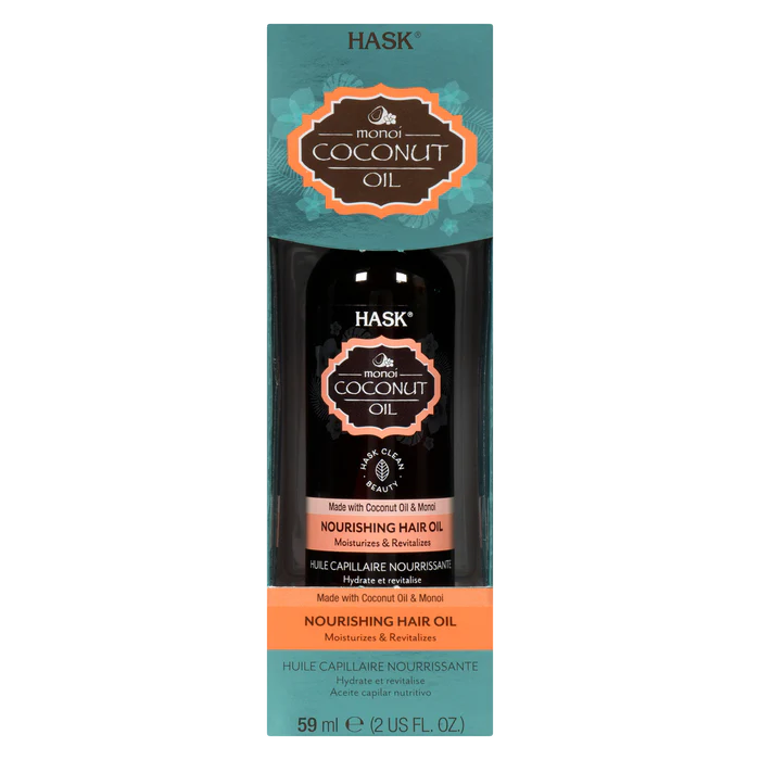 HASK Nourishing Hair Oil Monoi&Coconut Oil 59 mL  2 oz