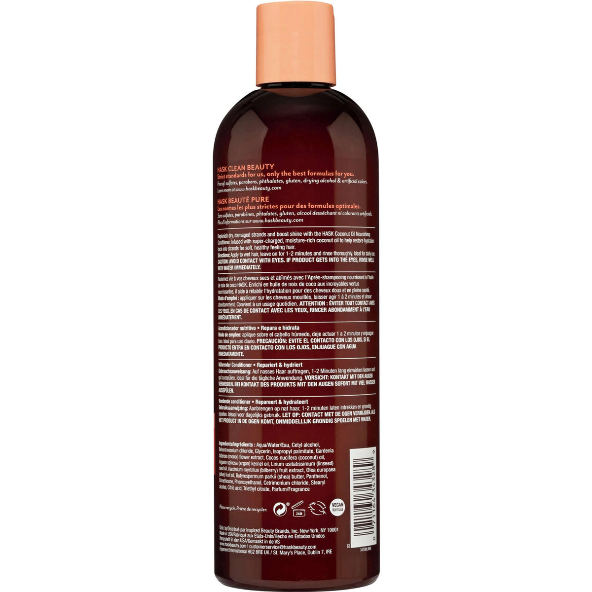 HASK Coconut oil Nourishing conditioner 355mL  12 oz