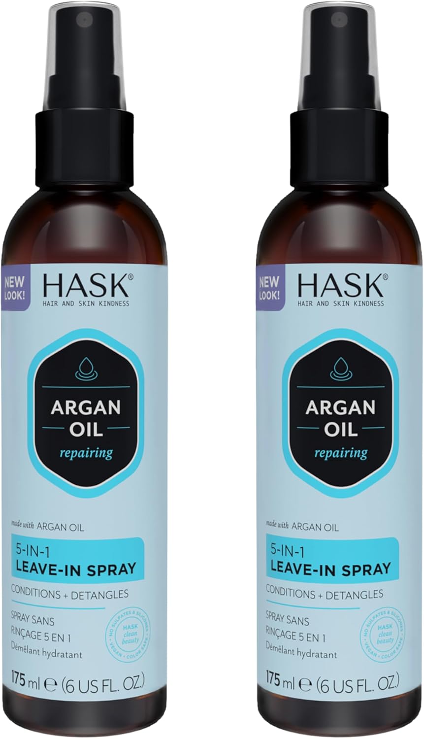HASK Argan Oil Repairing 5 in 1 Leave-in Spray 175mL 6oz