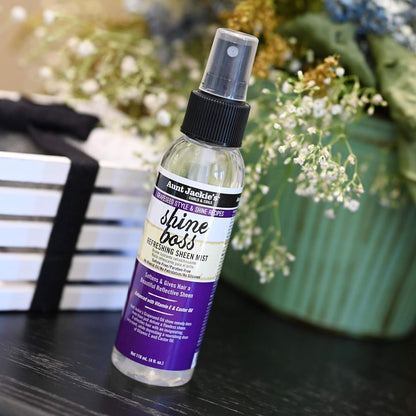 AUNT JACKIE’S  Shine boss Refreshing Sheen Mist  118mL  4 oz