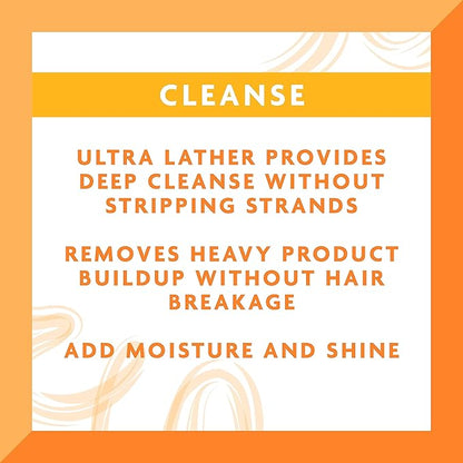 Cantu Moisturizing Cream Shampoo  400mL  13.5 oz