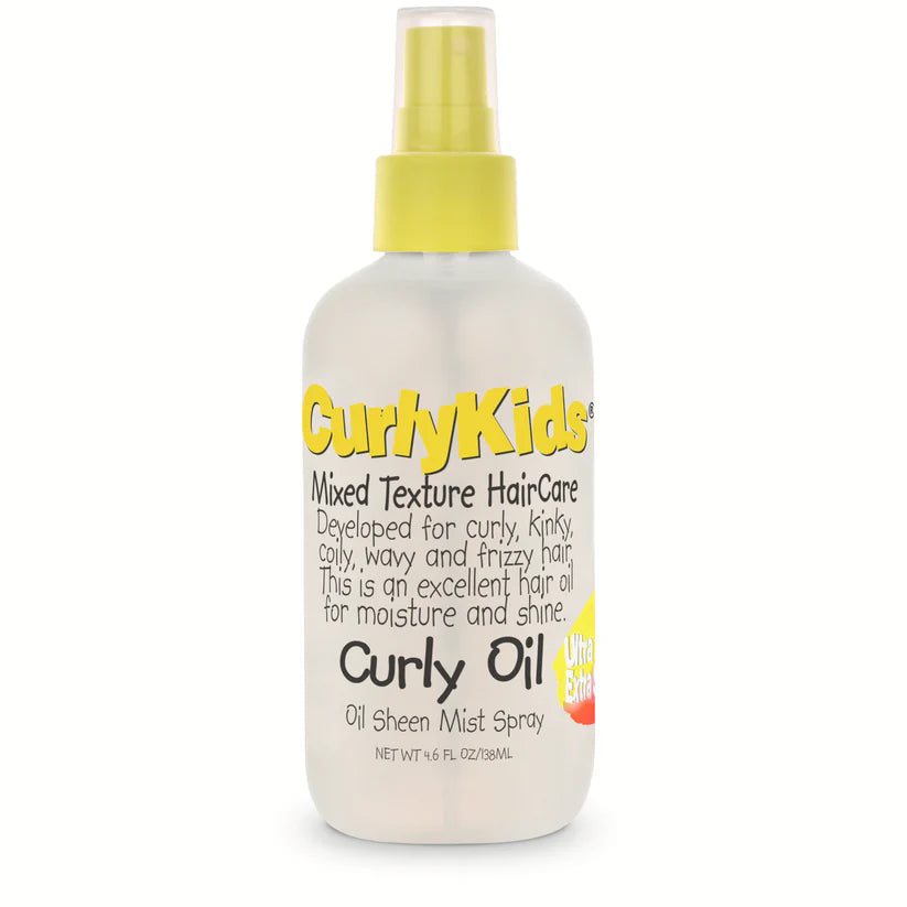 CURLY KIDS  Mixed Texture HairCare Curly Oil 4 oz (118 mL)