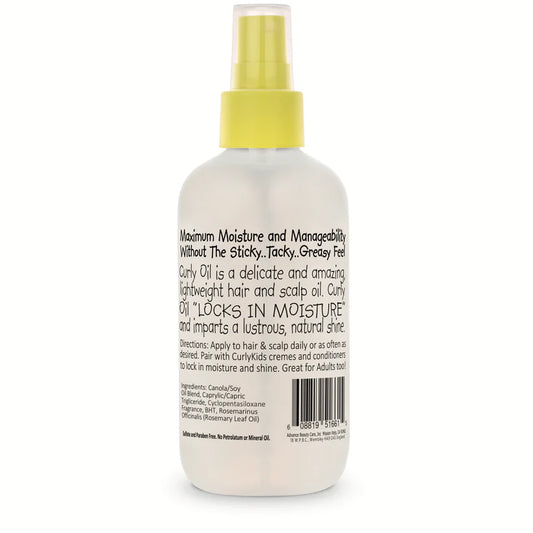 CURLY KIDS  Mixed Texture HairCare Curly Oil 4 oz (118 mL)