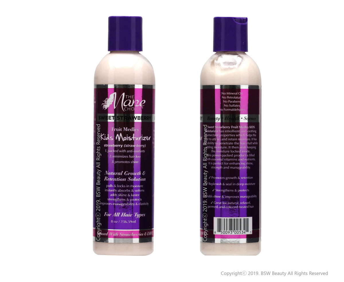 THE MANE CHOICE Sweet Strawberry Fruit Medley Kids Moisturizer   236.59mL  8 oz