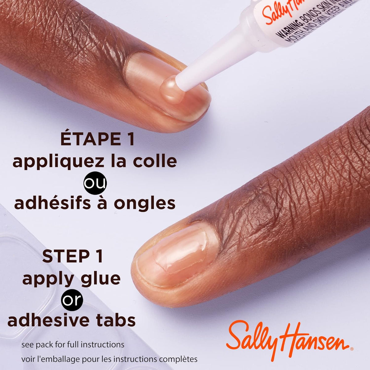 SALLY HANSEN Petfect Manicure 24 square Nails (SQ021 sugar fix)