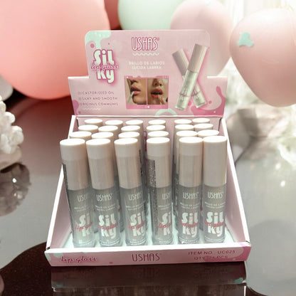 USHAS®️ Silky lip gloss (castor seed oil)