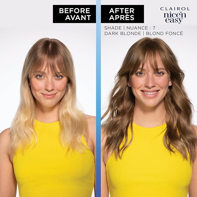 CLAIROL Nice ‘N Easy cream hair Color. Medium cool blonde  8C