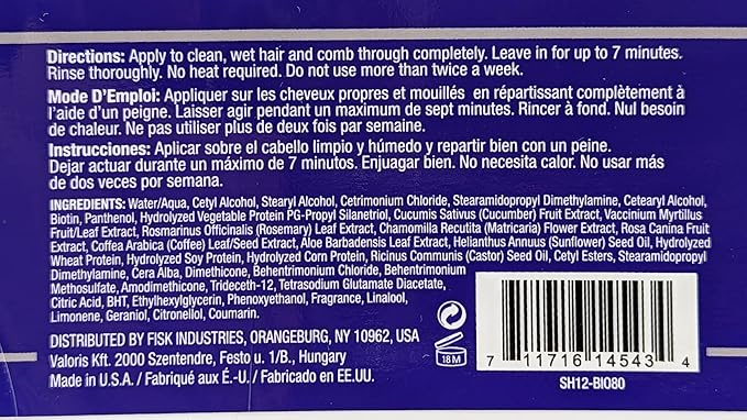 DIFEEL BIOTIN Pro growth hair mask   12 oz