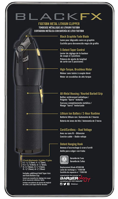 BABYLISS PRO BlackFX Clipper Model
