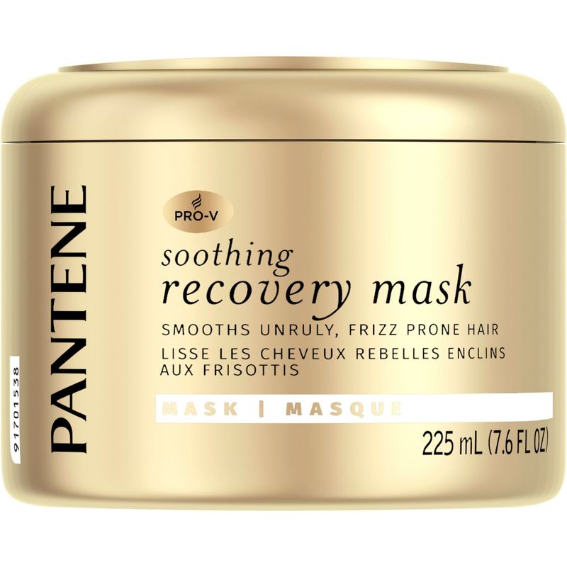 Pantene Pro-V Soothing Recovery Hair Mask for Smoothing Unruly, Frizz Prone Hair, 225 mL