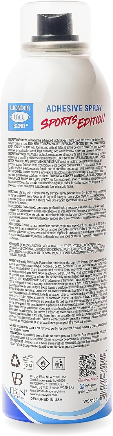 EBIN Wonder Lace Bond Adhesive Spray [Sports Edition]