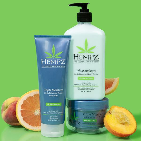 HEMPZ Triple Moisture Herbal Whipped Body Cream