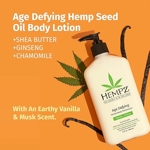 HEMPZ Age Defying Herbal Body Moisturiser 500mL
