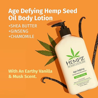 HEMPZ Age Defying Herbal Body Moisturiser 500mL