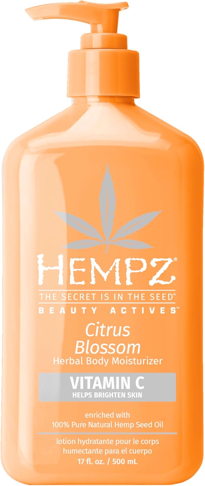 HEMPZ Body Lotion - Citrus Blossom Limited Edition Daily Moisturizing Cream 500ml
