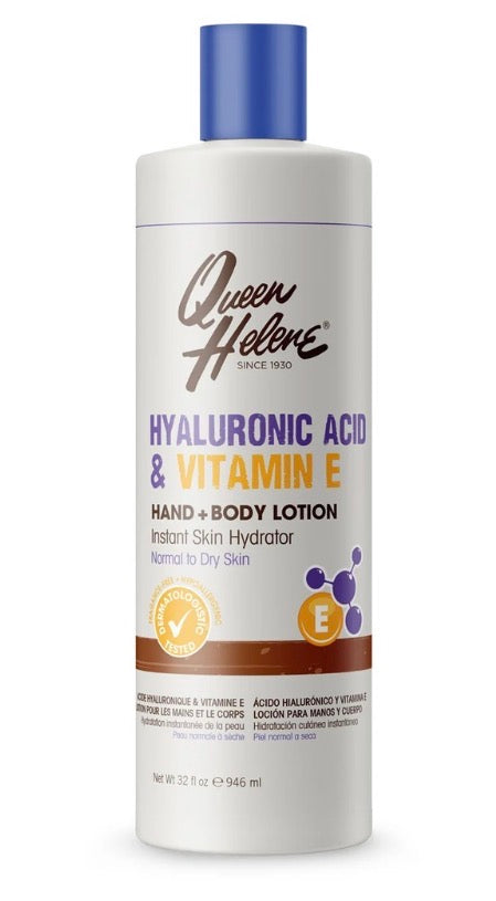 Queen Helene Hyaluronic Acid & Vitamin E Lotion (32 oz)