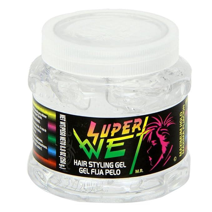 Super Wet Plus Hair  Styling Gel ( Clear )