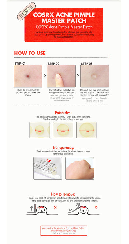 COSRX Acne Pimple Master - 24 patches