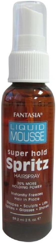 Fantasia Liquid Mousse Spritz Hair Spray Super Hold 10 Oz