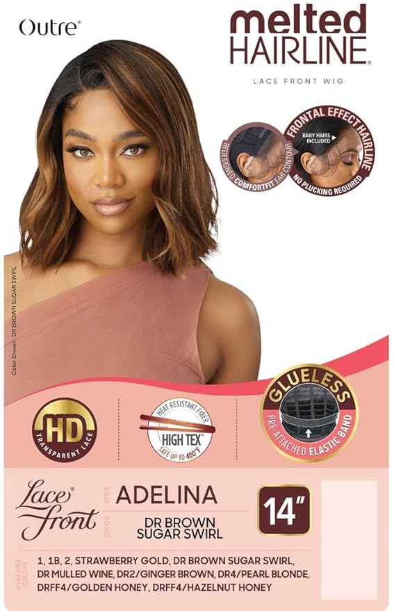 Outre Melted Hairline Synthetic Hd Lace Front Wig - Adelina