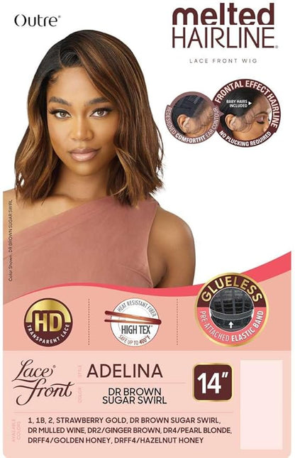 Outre Melted Hairline Synthetic Hd Lace Front Wig - Adelina