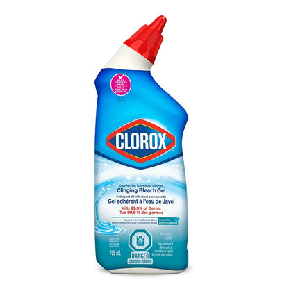 CLOROX Disinfecting Toilet Bowl Cleaner Clinging Bleach Gel 709ML