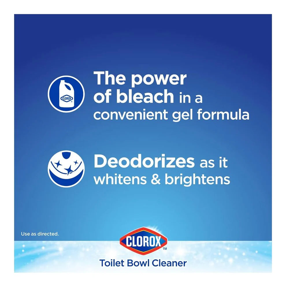 CLOROX Disinfecting Toilet Bowl Cleaner Clinging Bleach Gel 709ML