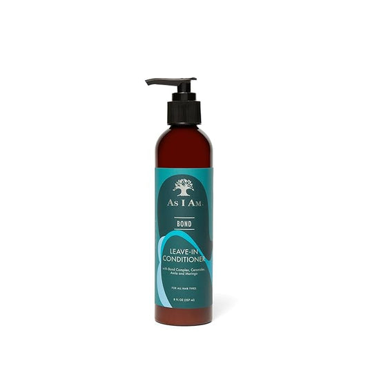 As I Am Bond Leave-In Conditioner - 8 oz - Bond Repair Treatment For Damaged Hair