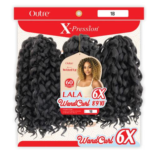 Outre Crochet Braids X-Pression Twisted Up 6X Lala Wandcurl 8"9"10"