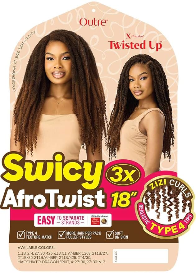 Outre 3X X-Pression Twisted Up - Swicy Afro Twist 18"