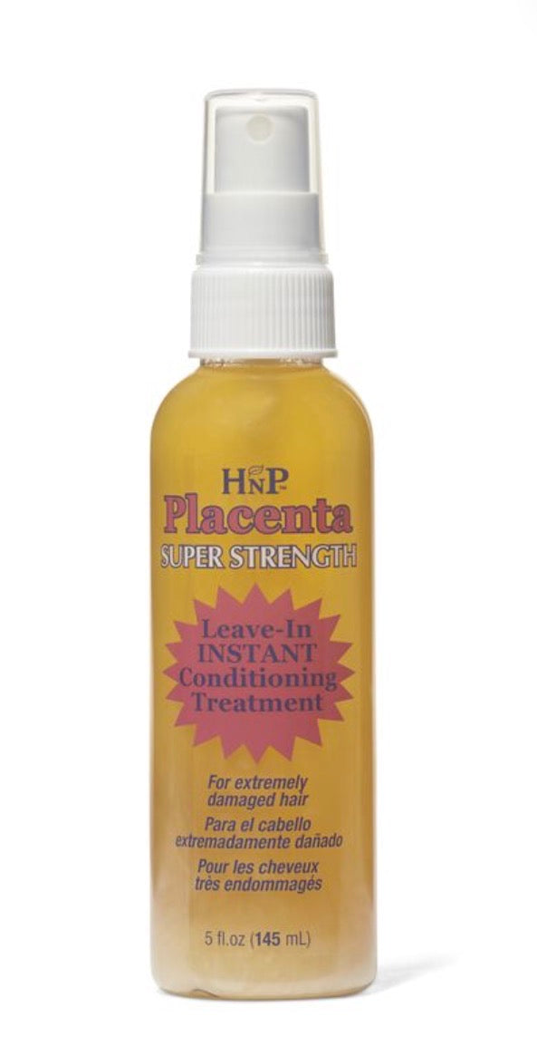 Hask HnP Placenta Super Strength Leave-In Conditioning Treatment (6oz)