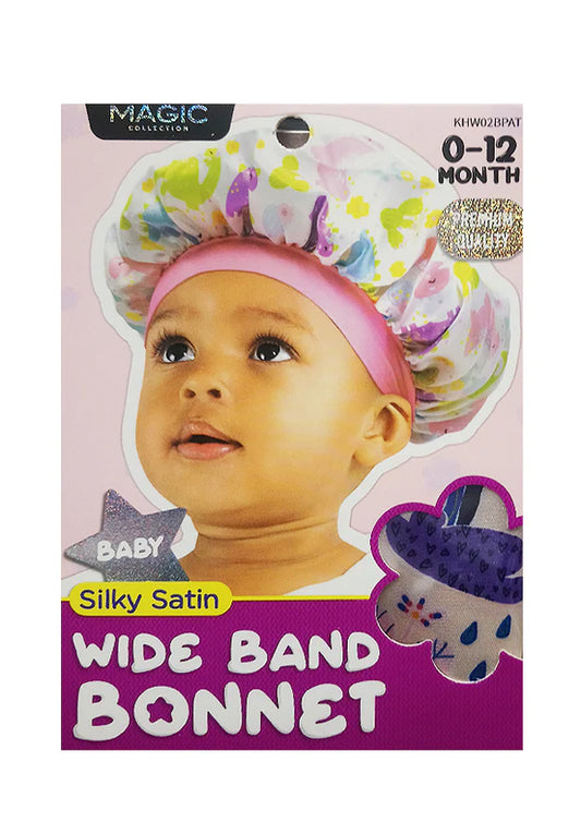 Magic Collection Silky Satin Wide Band Bonnet