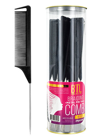 BTL Brading Metal Pin Tail Comb