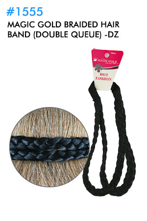 Magic Gold Braided Hair Band (Double queue)