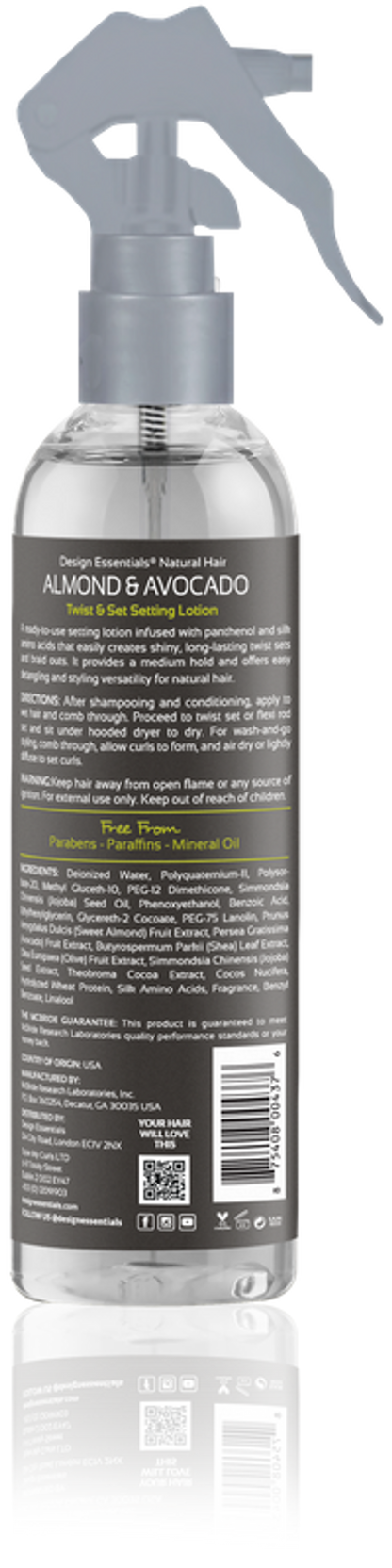 DESIGN ESSENTIALS Twist & Set Setting Lotion 8oz