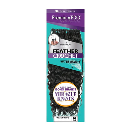 Premium Too Feather Crochet Water Wave 14"