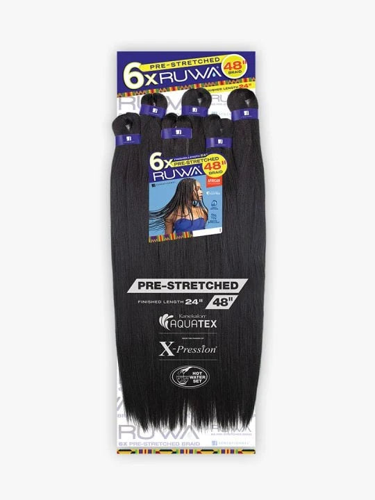 Sensationnel 6X Ruwa Prestretched Braiding Hair-24"