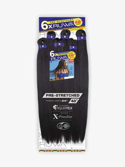 Sensationnel 6X Ruwa Prestretched Braiding Hair-24"