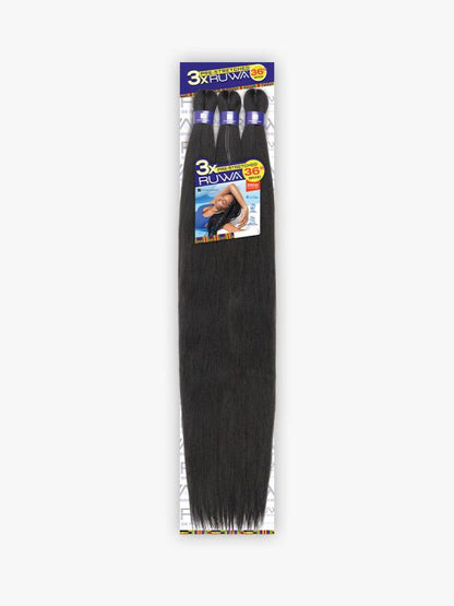 African Collection RUWA® Braids 3x Ruwa Pre-stretched Braid 36