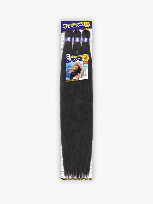 African Collection RUWA® Braids 3x Ruwa Pre-stretched Braid 36