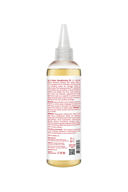 DESIGN ESSENTIALS Scalp Care Edge & Temple Strengthening Oil (4oz)